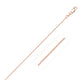 18k Rose Gold Classic Box Chain (0.60 mm)