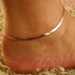 14K Gold Plated Snake Chain Anklet