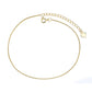 14K Gold Plated Snake Chain Anklet