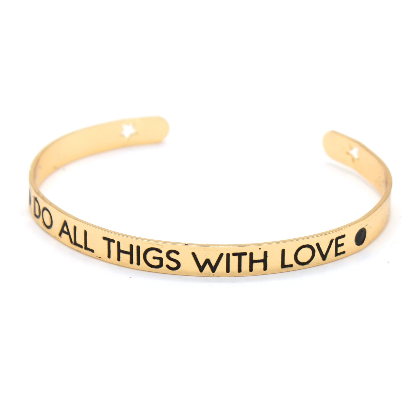 Inspirational Bangle or Bracelets in 14K Gold Plated (Mom, Mother, Mama - Great Gift)