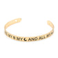 Inspirational Bangle or Bracelets in 14K Gold Plated (Mom, Mother, Mama - Great Gift)