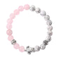 Genuine Quartz and Turtle Healing Bracelet