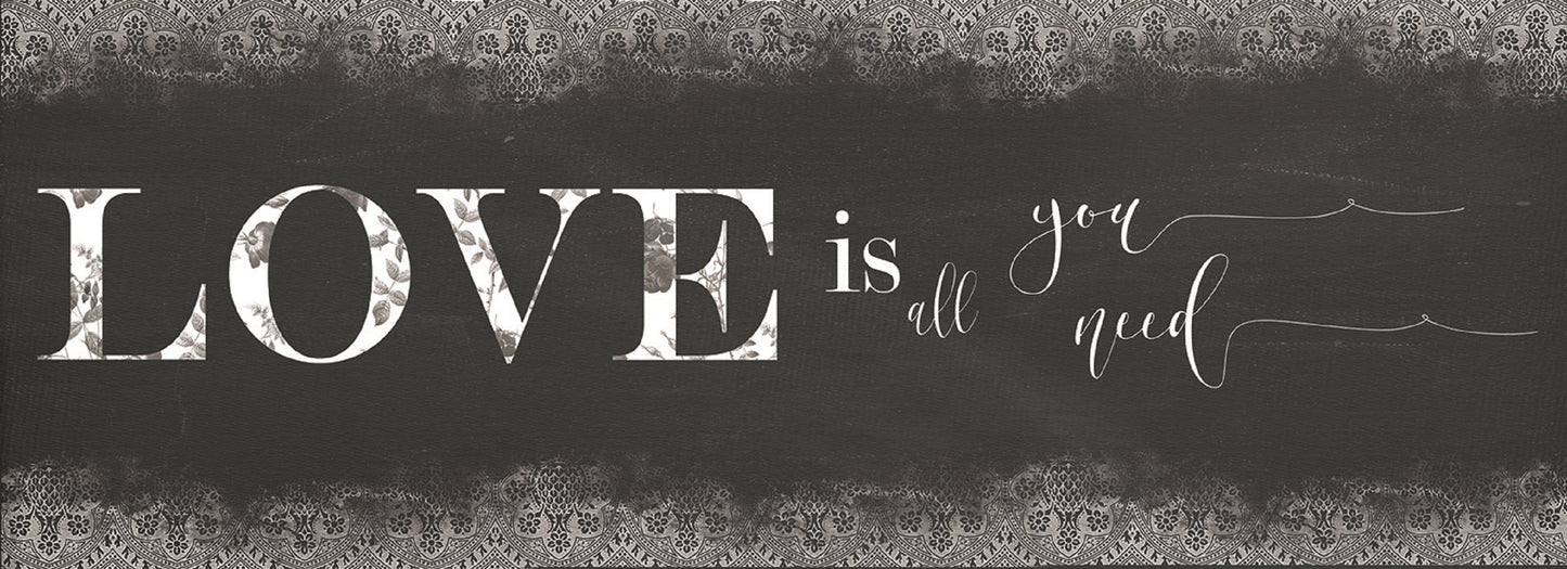 20"x55" Oversized Cushioned Anti-Fatigue Kitchen Runner Mat (Love)