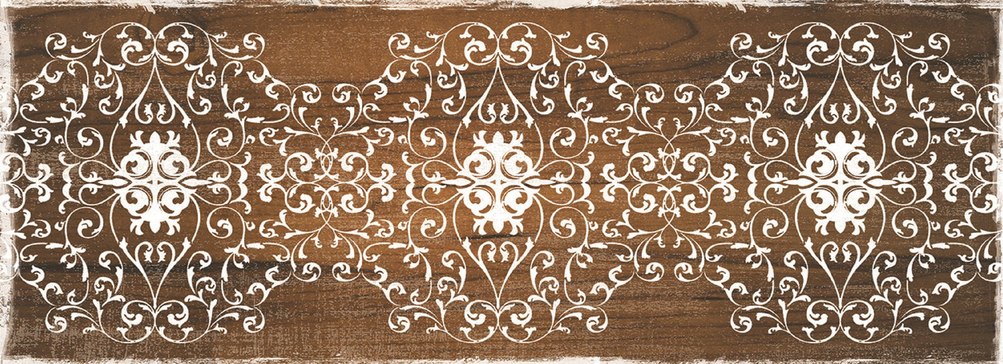 20"x55" Oversized Cushioned Anti-Fatigue Kitchen Runner Mat (Scroll)