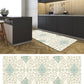 Rustic Medallion Cream 20" X 55" Anti-Fatigue Kitchen Runner Mat