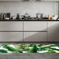 Green Leaves 19.6 in. x 55 in. Anti-Fatigue Kitchen Runner Mat