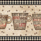 Coffee Words Antifatigue Kitchen Mats (COFFEE WORDS)