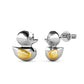 Simulated Diamond Duckling Earring 18K Gold