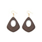 Wood Cut-Out Earring