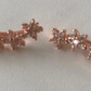 Star Climber Crawler with Genuine Crystal in Rhodium Plating