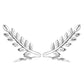 Sterling Silver High Polish Leaf Crawlers