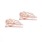 14K Gold Plated Angel Wing earring crawlers with Simulated Diamonds