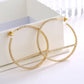 14k Gold and Sterling Silver J Hoop Earrings with Simulated Diamonds