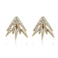18K Gold Centauri Ear Jackets with crystals