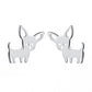 Amy and Annette 14K and Sterling Silver Chihuahua Dog Earrings