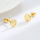 14K Gold or Sterling Silver Smiley Face Earring