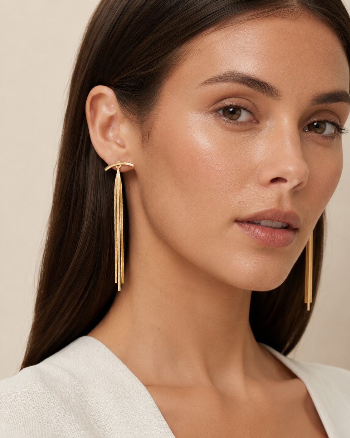 14K Gold Drop and Dangle Earrings