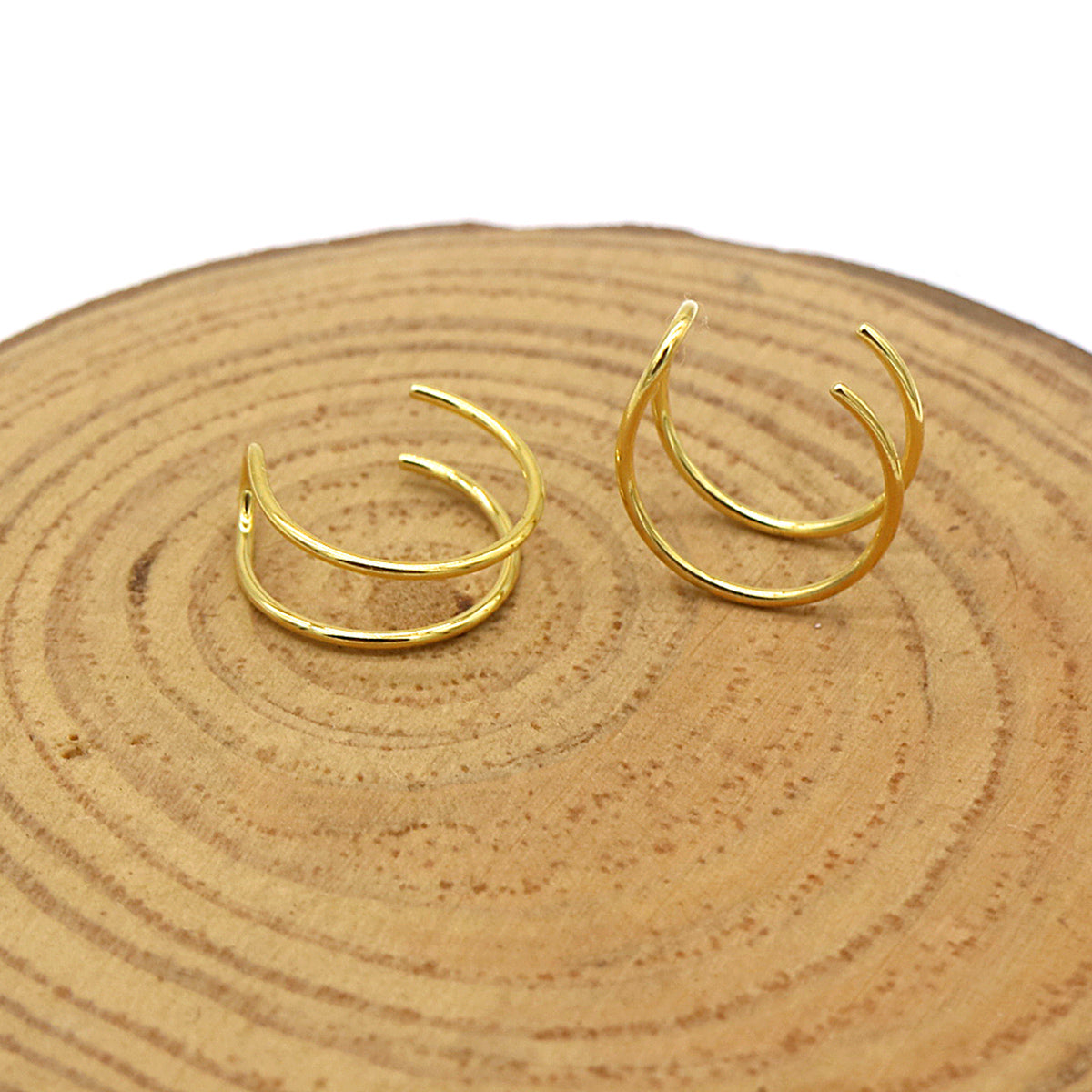 Sterling Silver Cuff Earrings (2 pack)