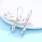 Sterling Silver Gemstone Water Drop Earrings