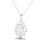 Sterling Silver Water Drop Crystal in Baguette Cut