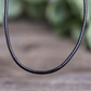 Sterling Silver Braided Leather Cord Necklace