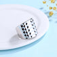 Sterling Silver Hammered Dimple Statement Ring