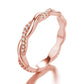 18K Gold Crossover Ring