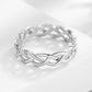 925 Sterling Silver Braided Ring
