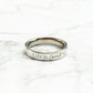 Amy and Annette Sterling Silver Life is Good Band