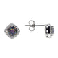 Sterling Silver Mystical Topaz Earring and Necklace Set