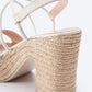 Elia Leather Espadrille Sandal Heels