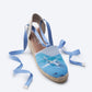 Escala Mediterranean Dreams Canvas Espadrilles Wedges