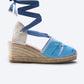 Escala Mediterranean Dreams Canvas Espadrilles Wedges