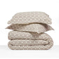 Farm to Home Reflection Organic Cotton 3 Piece Duvet Cover Set Yarn Dyed Weave