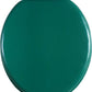 J&V Textiles Soft Round Toilet Seat With Easy Clean & Change Hinge, Padded