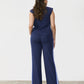 Midnight Side Striped Wide Leg Pants