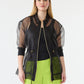 GSTQ Sheer Cinched Jacket - Plus Size
