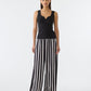 GSTQ Black Strappy Sweater Crop Top - Size L