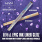 NYX Professional Makeup Bridgerton Royal Epic Ink Glitz Metallic Eyeliner Glitzed In Silver 0.03 fl oz - Imperfect Box