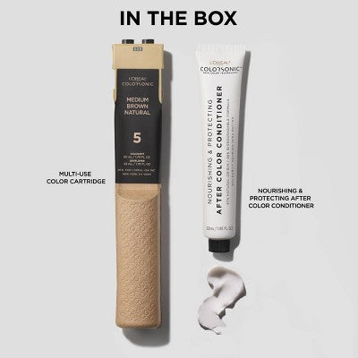 L'Oreal Paris Colorsonic Permanent Hair Color Medium Blonde Natural 8 - Imperfect Box