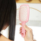 UNbrush Detangler Hair Brush Pastel Rose Dark Pink - Imperfect Box