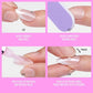 KISS Nails GLAM Jeweled Press-On Fake Nails Medium Almond Ripple 35ct - New