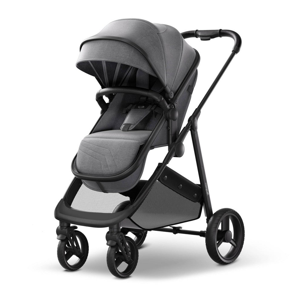 Mompush Wiz Full Size Gray Stroller  Versatile  Durable