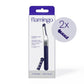 Flamingo Dermaplane Razor 1 Razor Handle 2 Refill Cartridges - Imperfect Box