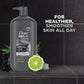 Dove Men+Care Charcoal + Clay Purifying Body; Face Wash Pump Sulfate Free 30 fl oz - Imperfect Container