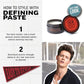American Crew Men's Medium Hold and Low Shine Hair Defining Hair Gel Paste 3oz - Imperfect Container