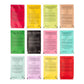 Que Bella Advent Calendar 12 days of Masking Gift Set 12ct/2.88 fl oz - Imperfect Box