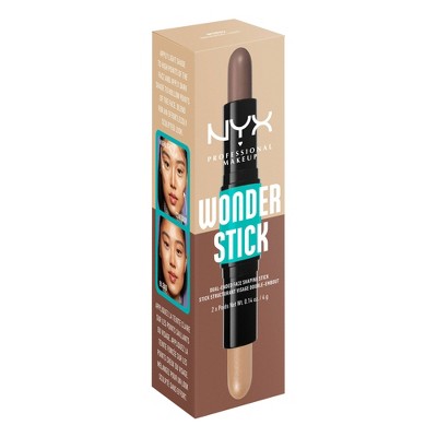 NYX Professional Makeup Wonder Stick 2-in-1 Highlight & Contour 02 Universal Light 0.28oz - New