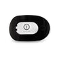 TELETIES Medium Flat Round Hair Clip Jet Black - New