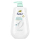 Dove Beauty Sensitive Skin Body Wash Pump Gentle Hypoallergenic Formula 24hr Lotion-Soft Skin 30.6 fl oz - Imperfect Container